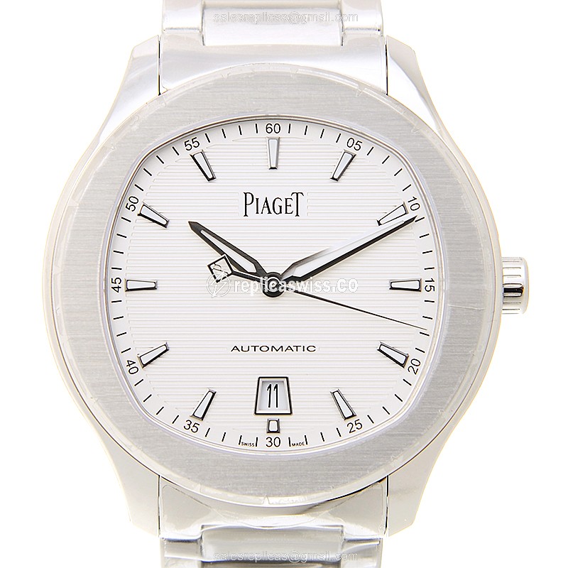 Piaget Polo G0A41001 Replica in Stainless Steel with Automatic Movement Silver Dial Watch