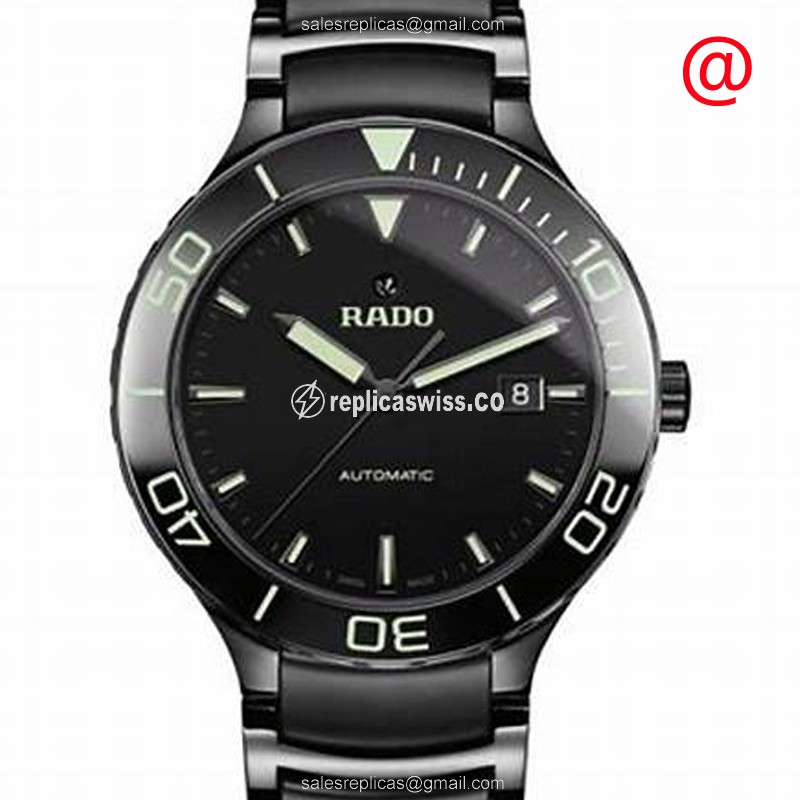 Rado CENTRIX R30003172 Replica: Automatic Movement, Black Dial, Stainless Steel Case Watch