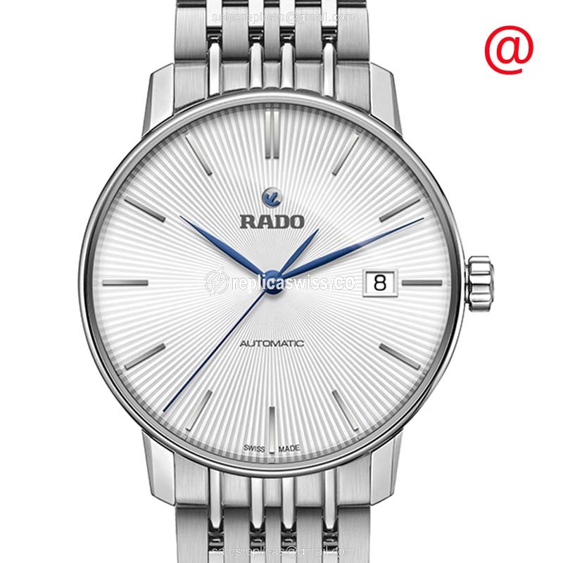 Rado R22860044 COUPOLE CLASSIC Automatic Steel Case Silver Dial, Stainless Steel Strap Watch