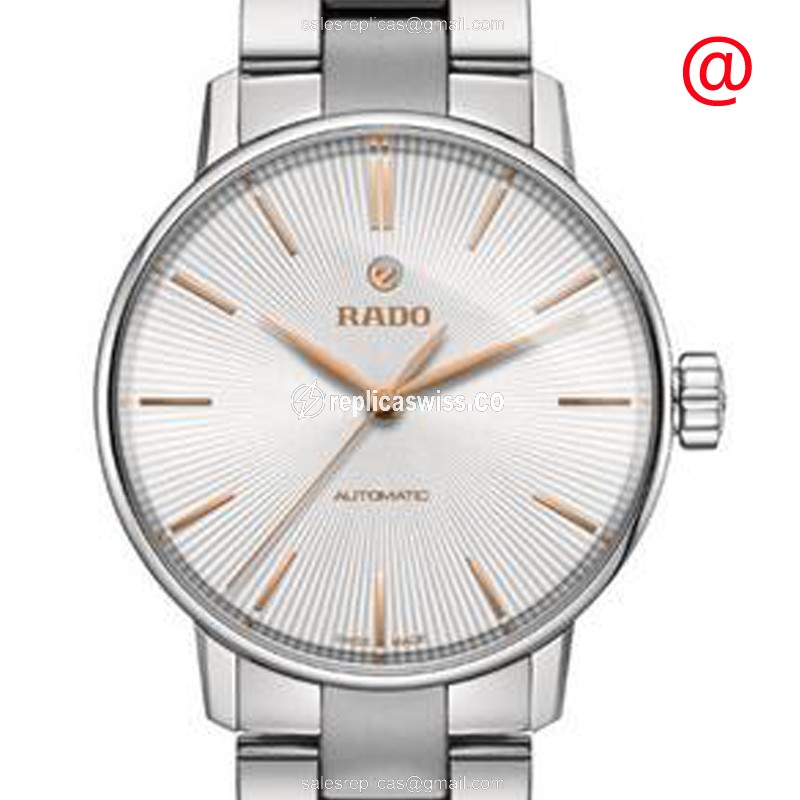 Rado R22862023 Coupole Classic Automatic Steel Case Silver Dial, Genuine Sapphire Crystal Watch