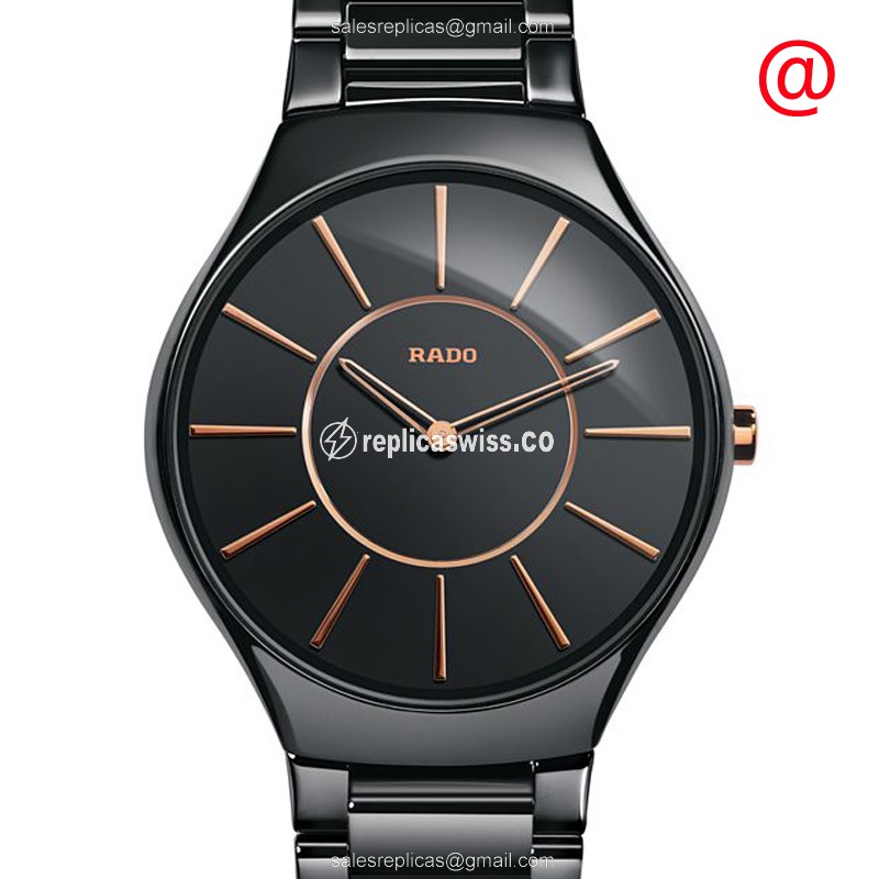 Rado R27741152 Ceramic Case Replica, Black Dial, Automatic Movement Watch