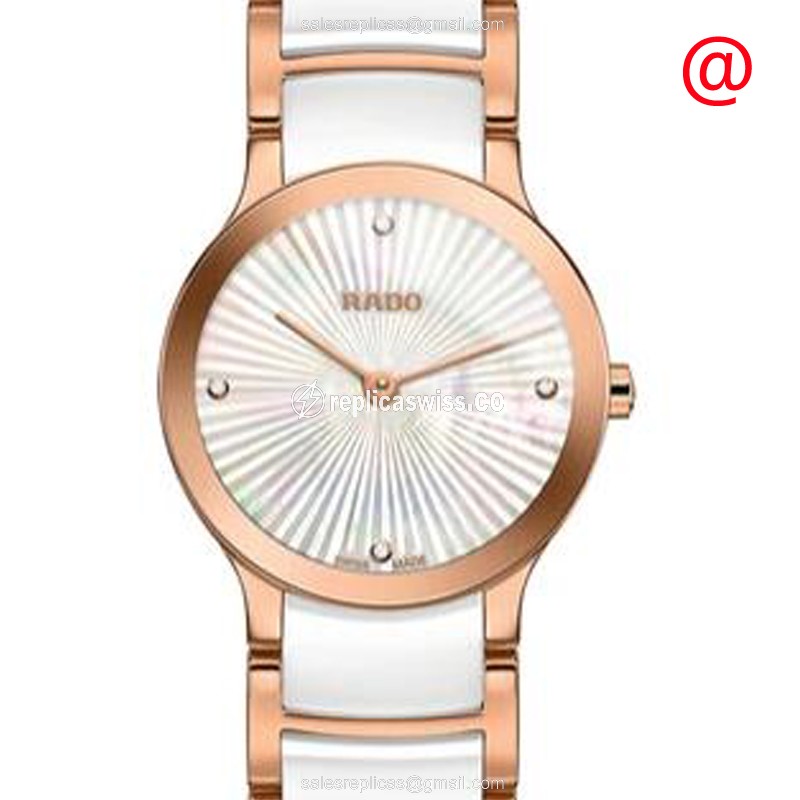 Rado R30186902 Coupole Classic Replica in Stainless Steel Case with White Dial Quartz Movement