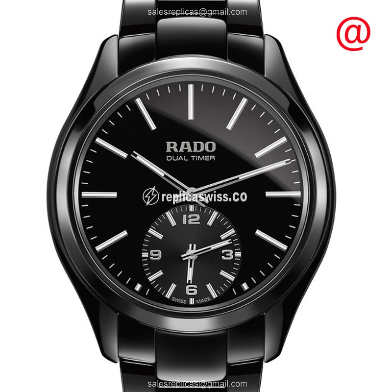 Rado R32114152 Hyperchrome Ceramic Replica Watch | Black Dial, Automatic Movement