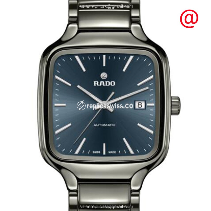 Rado TRUE SQUARE Replica Watch | Automatic Movement, Blue Ceramic Dial