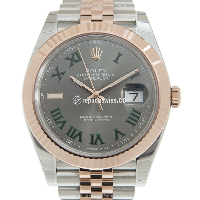 Rolex 126331-0016 DATEJUST Replica in Green Dial 18kt Steel, Automatic Movement Watch