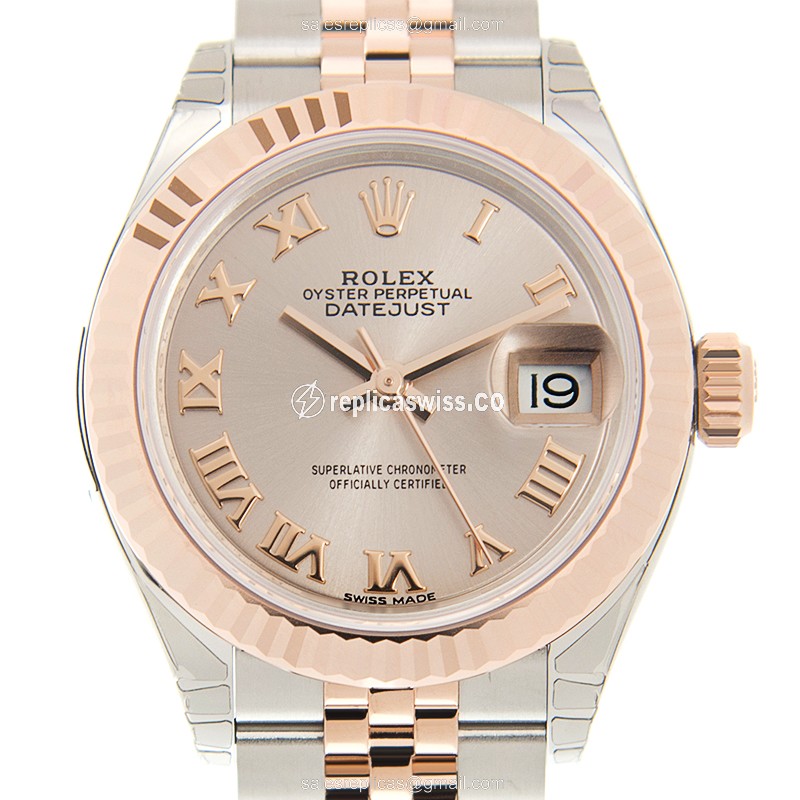 Rolex Datejust Lady in 18kt Steel & Rose Gold | Automatic Pink Dial & Sapphire Crystal Watch