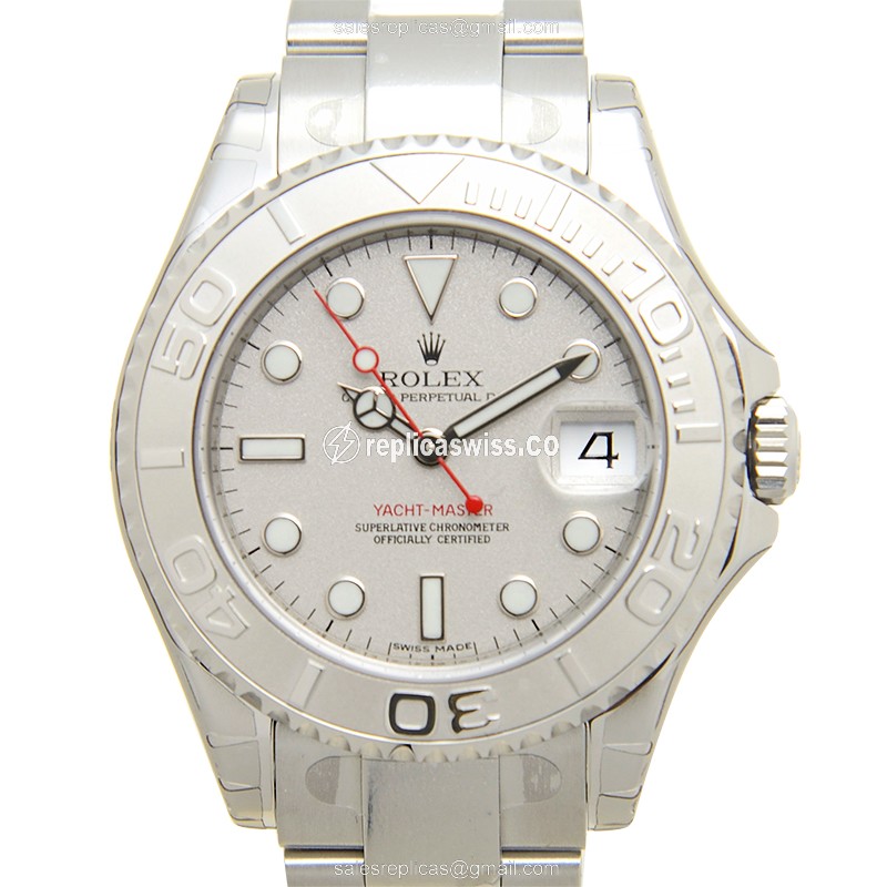 Rolex Yacht Master 168622 Automatic Replica, Silver Dial, Steel Case Watch
