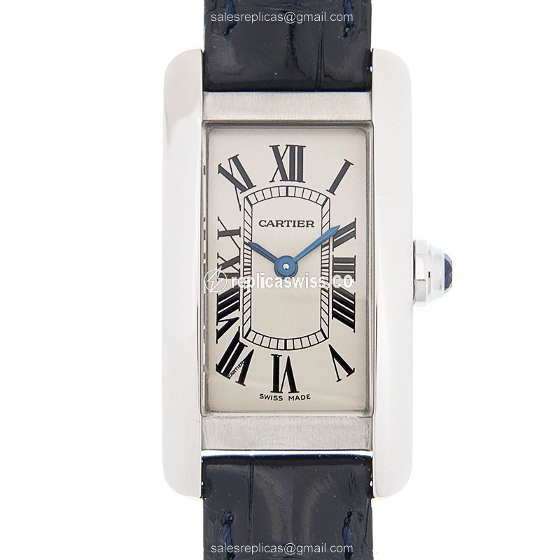 Sleek Cartier WSTA0016 Quartz Replica Watch | Stainless Steel Case, Silver Dial