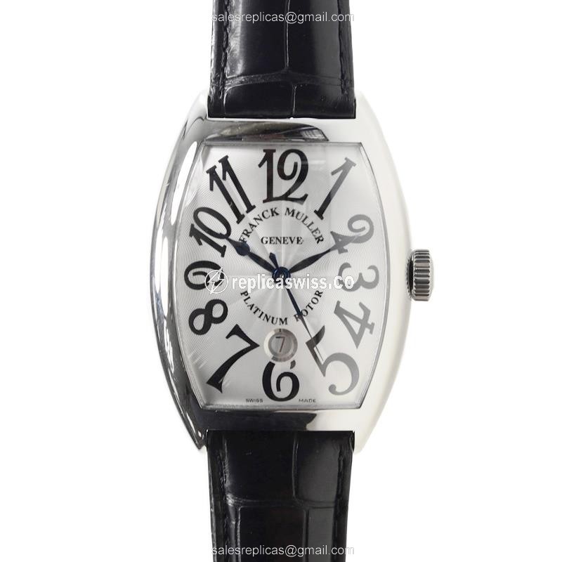 Sophisticated Franck Muller 8880 SC DT Master Complication Replica with Silver Dial & Stainless