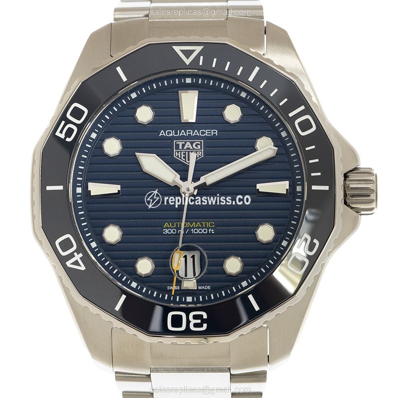 Tag Heuer AQUARACER Blue Dial Replica | Automatic Movement | Stainless Steel Case Watch