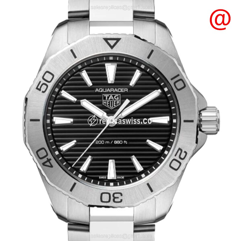 Tag Heuer AQUARACER WBP1110.BA0627 Replica | Black Dial | Stainless Steel Case & Bracelet Watch