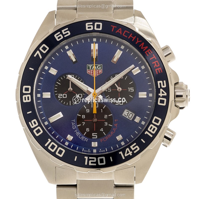 Tag Heuer Formula 1 Replica in Stainless Steel, Blue Dial & Silver Clasp, Quartz Movement Watch