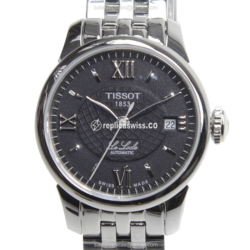 Tissot T-CLASSIC Automatic Replica | Black Dial, Stainless Steel Case & Strap Watch
