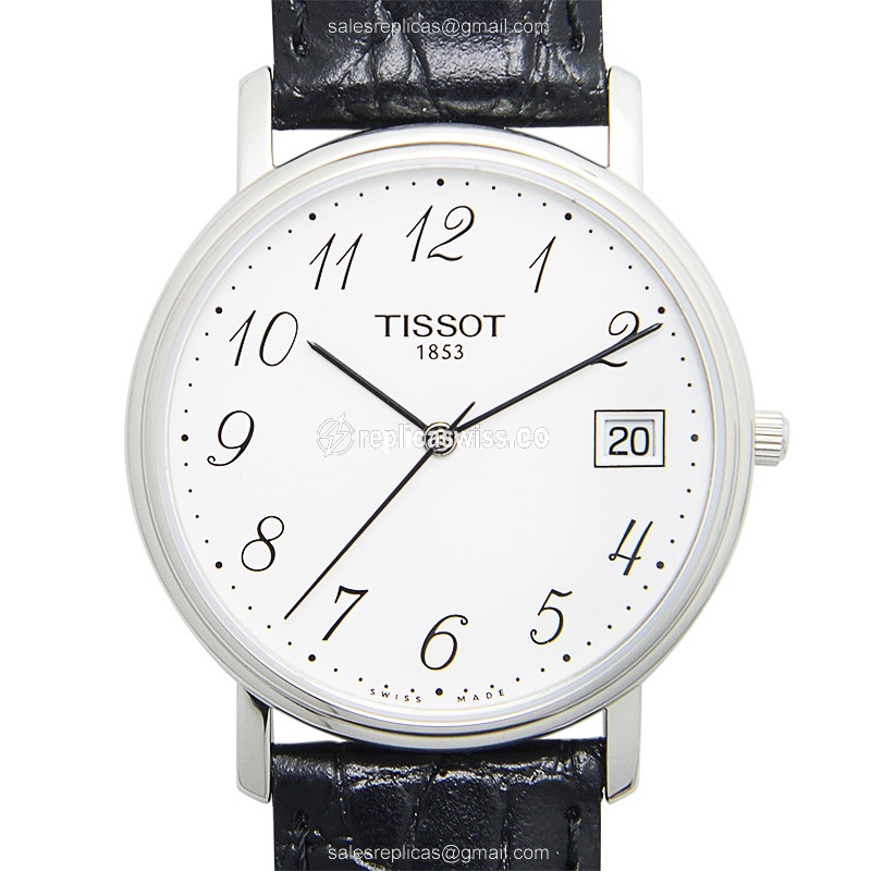 Tissot T-Classic Quartz Replica | White Dial, Stainless Steel Case Watch