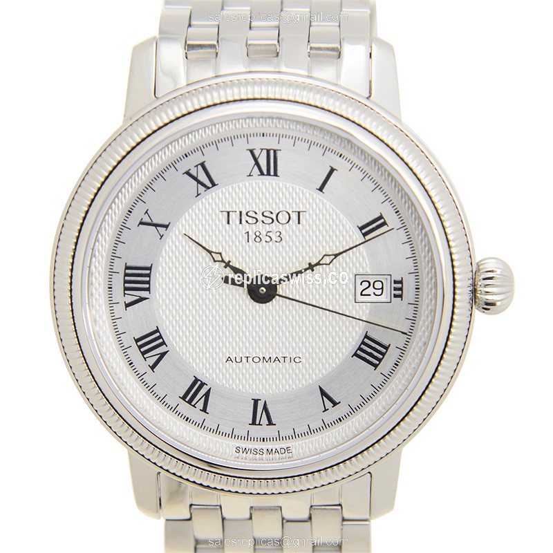 Tissot T-CLASSIC Replica in Stainless Steel, Automatic Movement, Silver Dial Watch