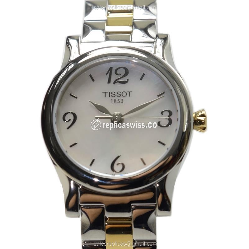 Tissot T-CLASSIC Replica in Stainless Steel & White Dial, Automatic Movement Watch