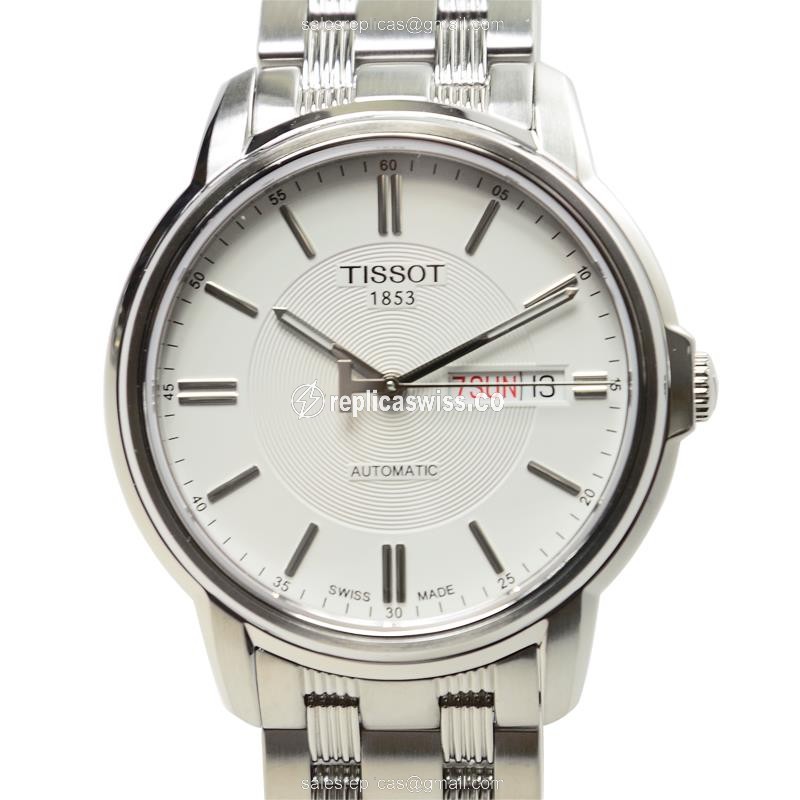 Tissot T-Classic Replica Watch | Automatic Movement | Silver Dial & Case