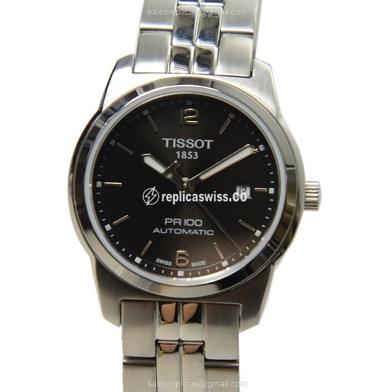 Tissot T-Classic Replica Watch | Black Dial, Automatic Movement, Stainless Steel Case