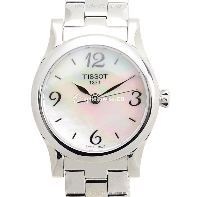 Tissot T-CLASSIC Replica Watch | White Dial, Stainless Steel Case & Clasp