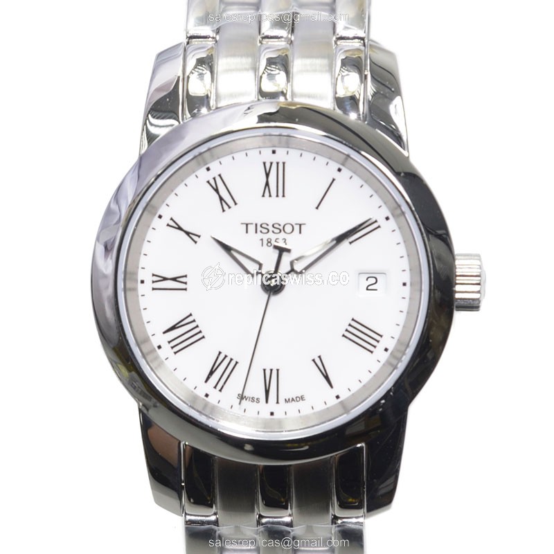 Tissot T-CLASSIC Silver Dial Replica | Stainless Steel Case & Band | Precision Quartz Movement Watch