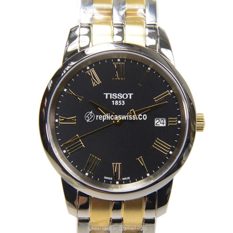 Tissot T-Classic T033.410.22.053.01 Replica Watch | Black Dial, Stainless Steel Case, Quartz