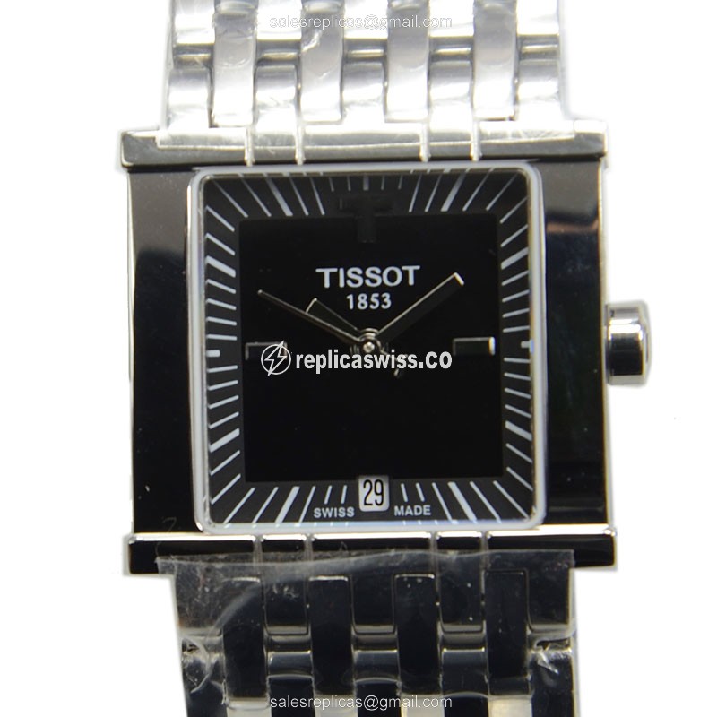 Tissot T-TREND Black Dial Steel Case, Automatic Movement, Premium Sapphire Crystal Watch