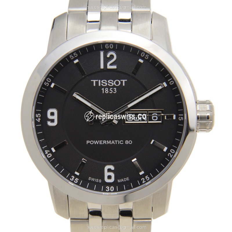 Tissot T055.430.11.057.00 T-SPORT — Black Dial, Stainless Steel Case, Automatic Movement Watch