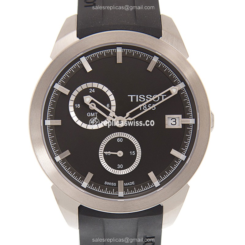 Tissot T069.439.47.061.00 T-SPORT Black Dial Titanium Case Automatic Replica Watch