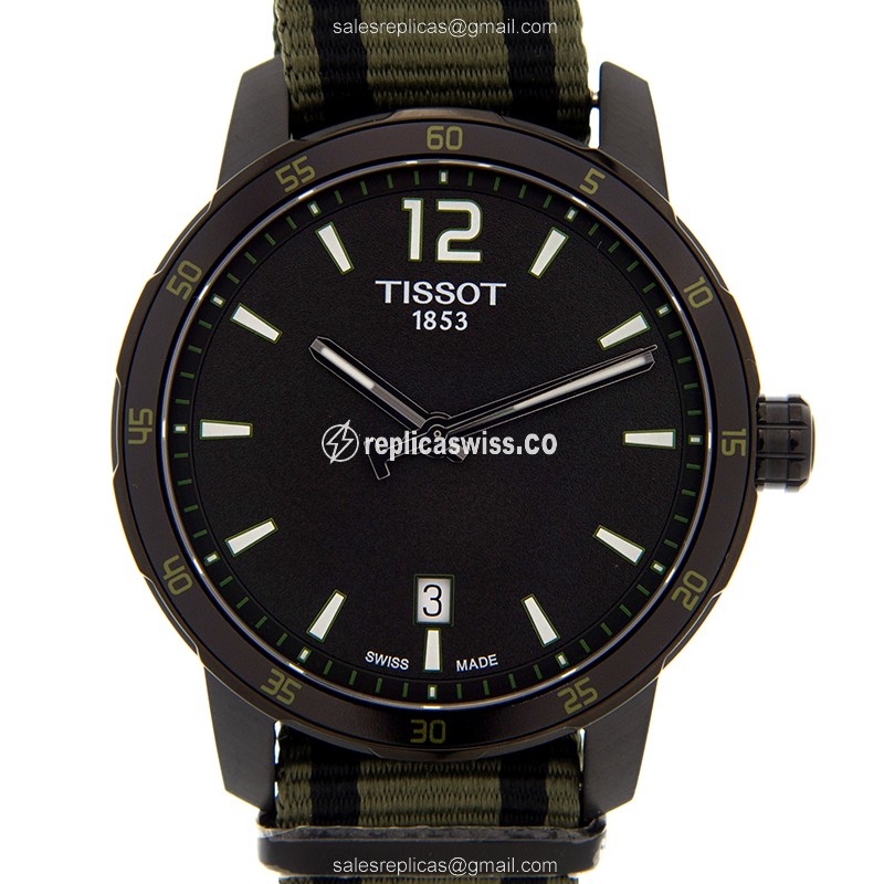 Tissot T095.410.37.057.00 T-SPORT Replica, Black Dial, Steel Case, Automatic Movement Watch