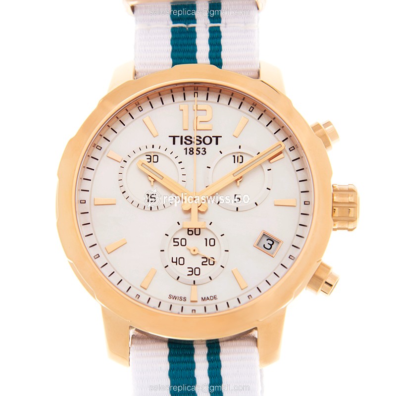 Tissot T095.417.37.117.01 T-SPORT Replica, Automatic Movement, White Dial, Stainless Steel Case