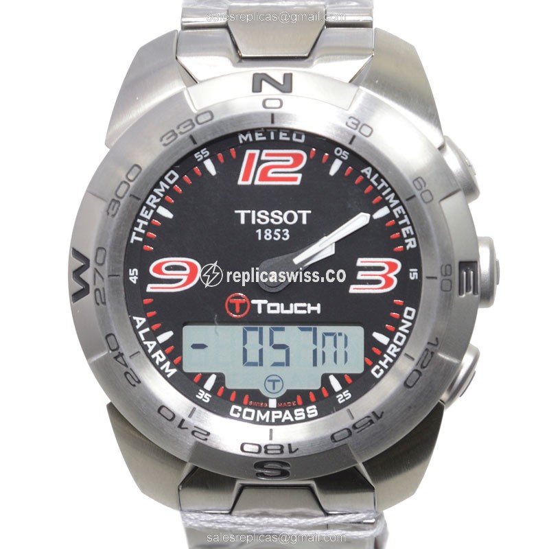 Tissot Touch Collection T013.420.11.057.00 Replica Watch | Automatic Movement | Black Dial