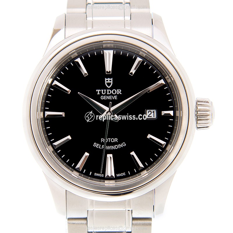 Tudor 12100-65010-BK Automatic Steel Case Black Dial Sapphire Crystal Watch