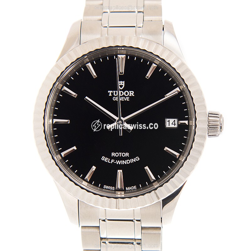 Tudor 12310-65030-BK Replica, Automatic Movement, Black Dial, Stainless Steel Case Watch