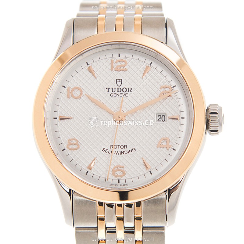Tudor 91351-67011-SV 1926 Replica, Automatic Movement, 18kt Steel Case & Silver Dial Watch