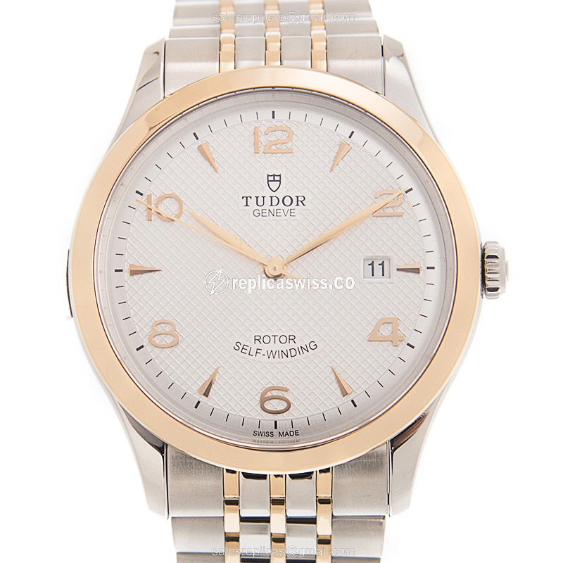 Tudor 91651-67071-SV 1926 Automatic | Silver Dial | 18kt Steel Case & Strap Watch