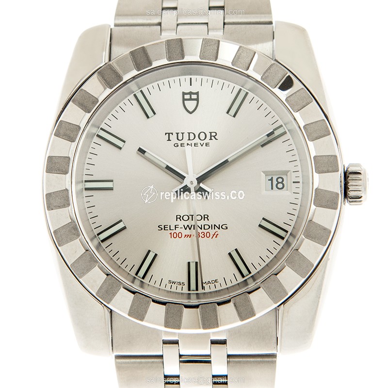 Tudor Classic 21010-62580-SV Replica | Automatic Movement, Silver Dial & Case Watch