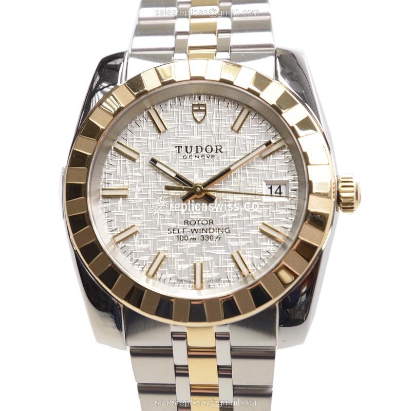 Tudor Classique 21013-62583 Silver Dial | Automatic Movement | 18kt Steel Case & Strap Watch