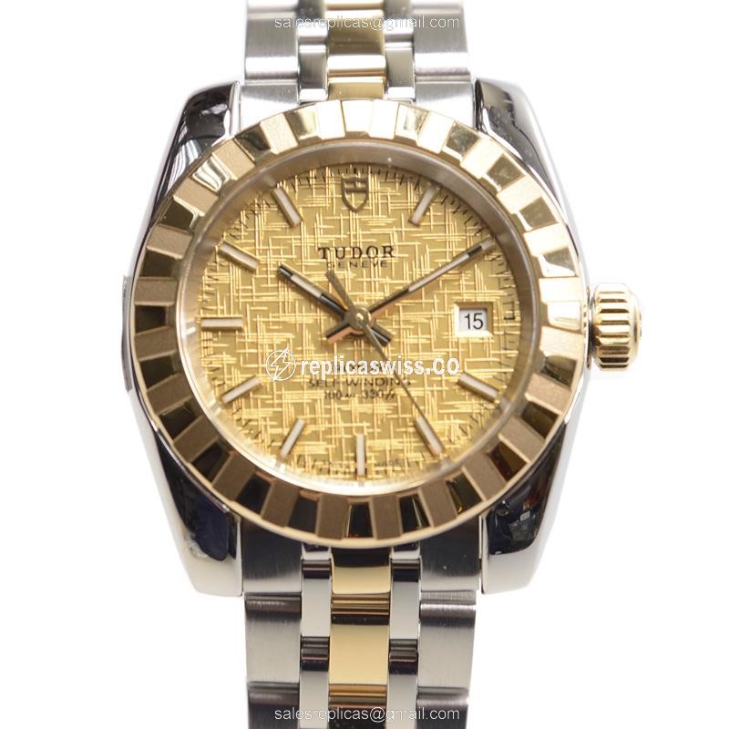 Tudor Classique 22013-62543 in 18kt Gold & Silver Steel, Automatic Movement & Sapphire Crystal Watch