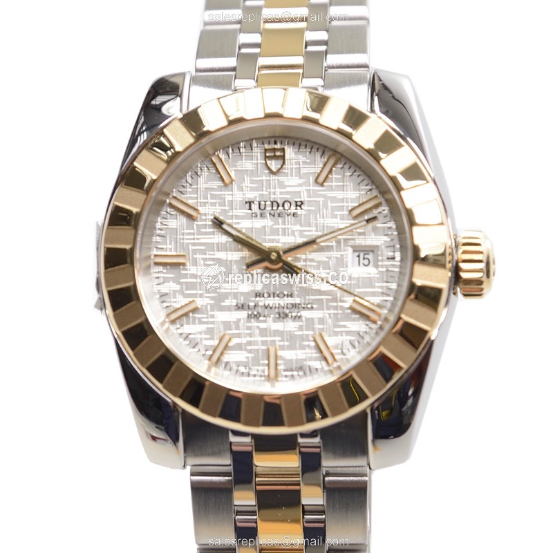 Tudor CLASSIQUE Automatic Replica | Silver Dial | 18kt Steel Case & Strap Watch