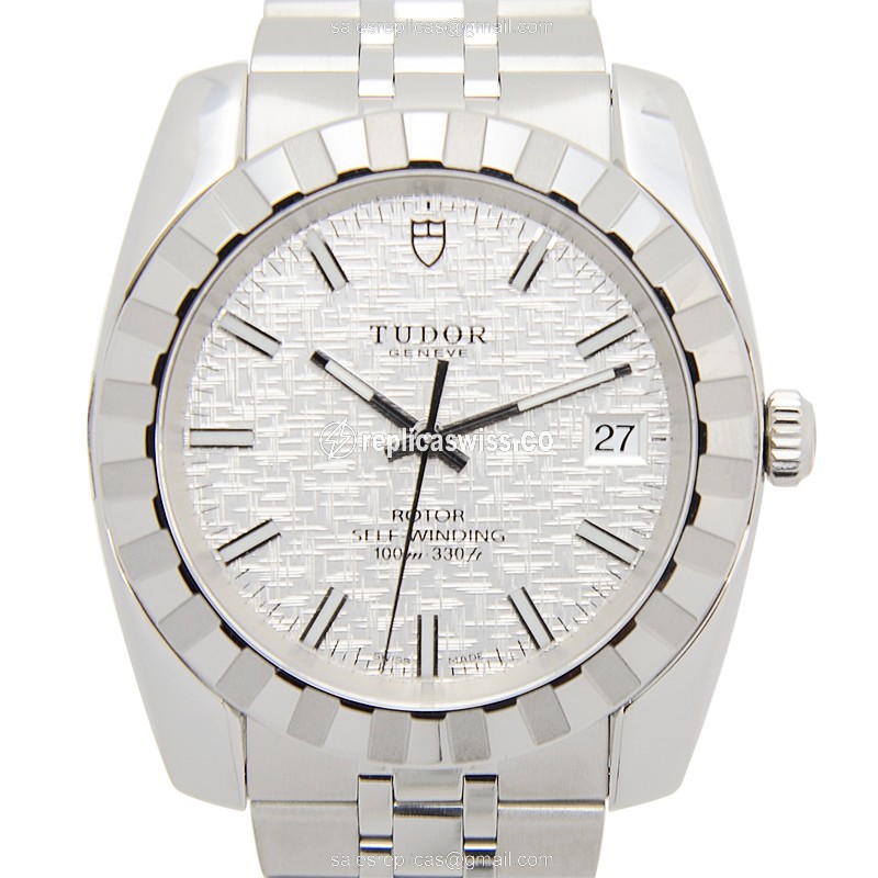 Tudor CLASSIQUE Replica in Silver Steel Case & Automatic Movement, Resilient Sapphire Crystal Watch