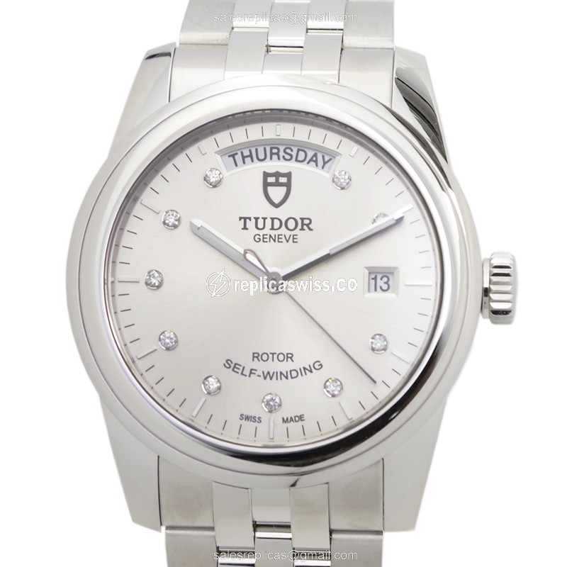 Tudor Glamour Date 56000-68060 | Automatic Movement, Silver Dial & Steel Case Watch