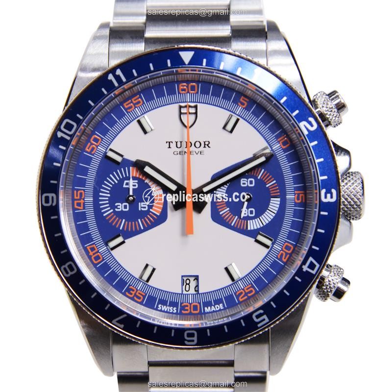 Tudor Heritage Chrono Blue Dial Replica, Automatic Movement, Stainless Steel Case Watch