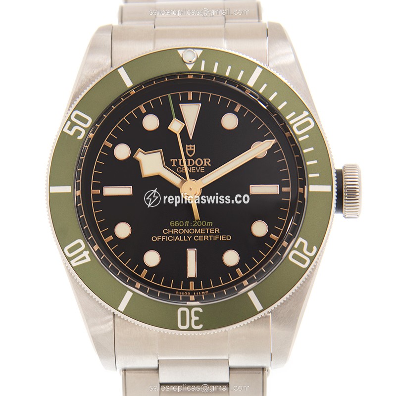 Tudor Heritage Ranger Replica | Automatic | Black Dial, Stainless Steel Case Watch