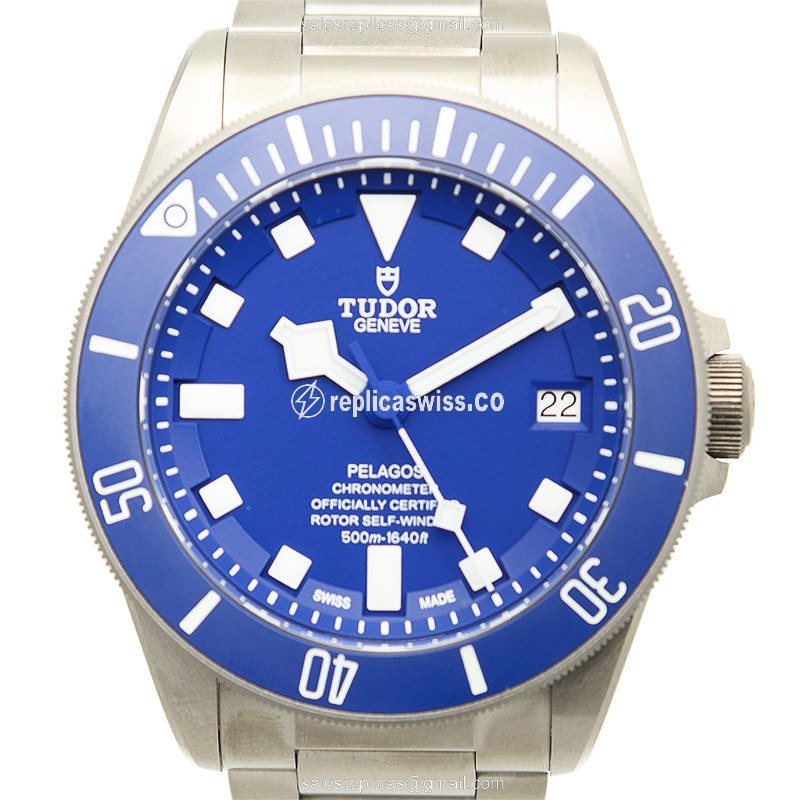 Tudor PELAGOS 25600TB Replica | Blue Dial, Titanium Case | Automatic Movement Watch