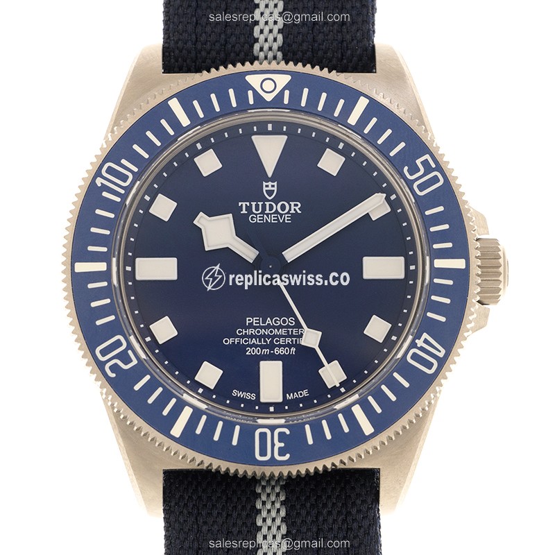 Tudor PELAGOS 25707B Replica | Automatic Movement | Blue Titanium Case Watch
