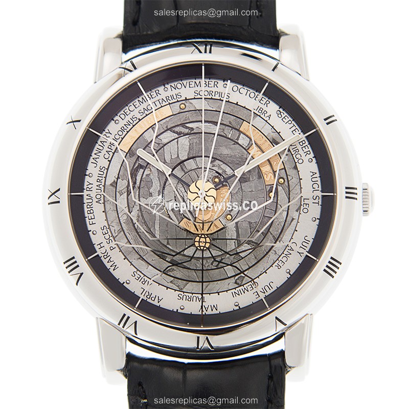 Ulysse Nardin 839-99 Classic Replica Watch | Automatic Movement, Gray Dial, Leather Strap