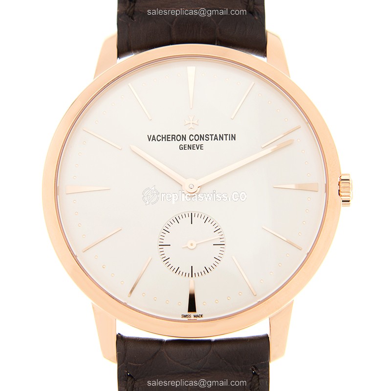 Vacheron Constantin 1110U/000R-B085 Traditionelle Manual Wind Watch in 18kt Gold with White Dial &