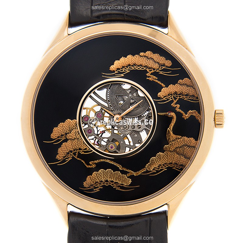 Vacheron Constantin 33222/000R-9506 Metiers Dart Manual Wind, 18kt Rose Gold Case, Black Alligator