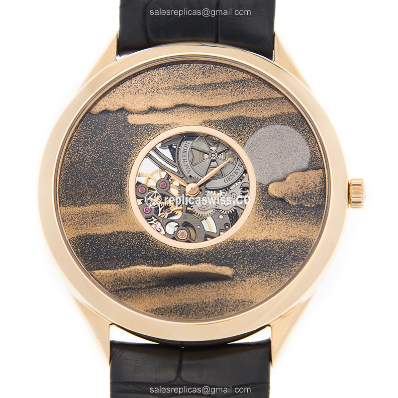 Vacheron Constantin 33222/000R-9704 Replica with Brown Dial 18kt Gold Case Watch
