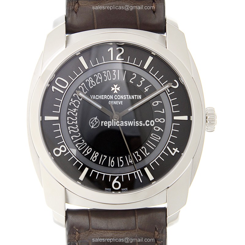 Vacheron Constantin 4500S/000A-B196 Quai De Lile Steel Case, Black Alligator Strap Automatic